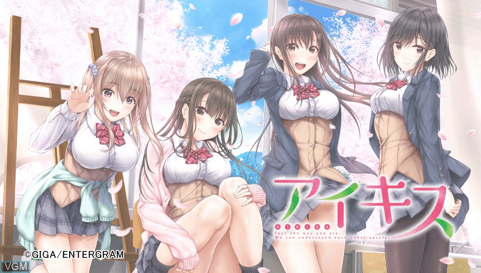 Title screen of the game Ai Kiss on Sony PS Vita