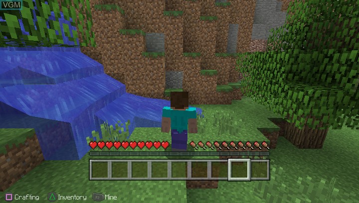 In-game screen of the game Minecraft - PlayStation Vita Edition on Sony PS Vita