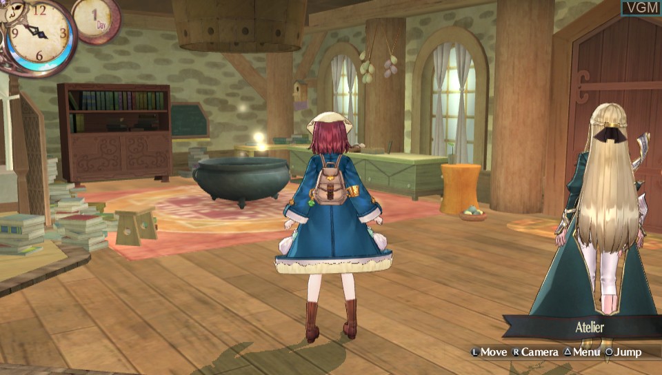 In-game screen of the game Atelier Sophie - The Alchemist of the Mysterious Book on Sony PS Vita