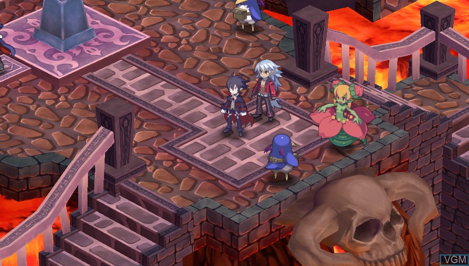 In-game screen of the game Disgaea 4 - A Promise Revisited on Sony PS Vita