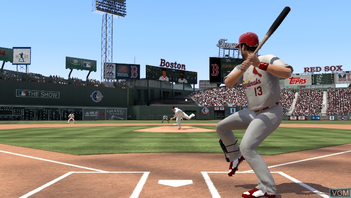 In-game screen of the game MLB 14 - The Show on Sony PS Vita