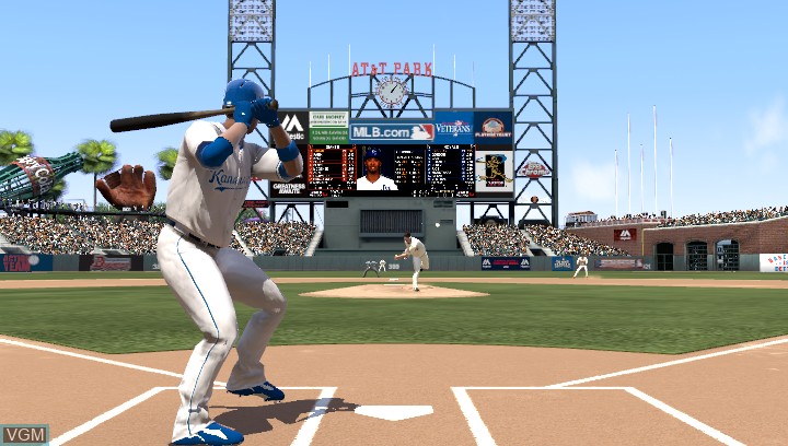 In-game screen of the game MLB 15 - The Show on Sony PS Vita