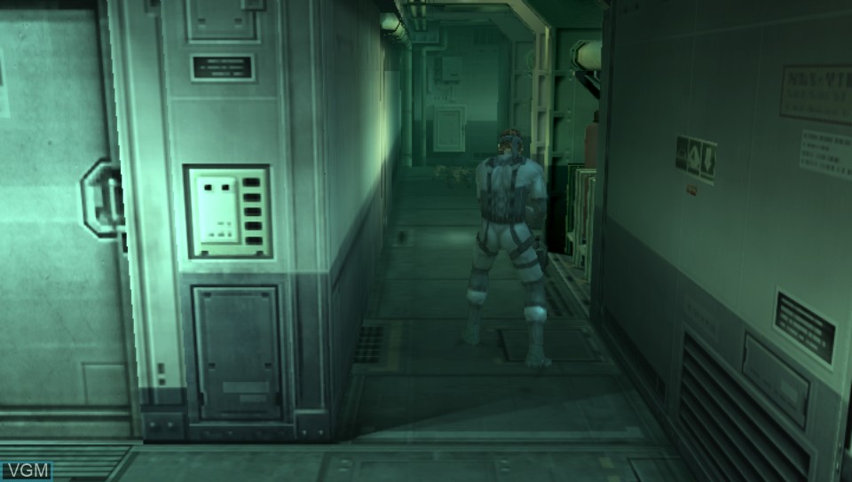 In-game screen of the game Metal Gear Solid HD Collection on Sony PS Vita
