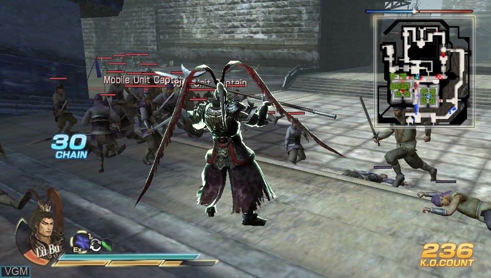 In-game screen of the game Dynasty Warriors 8 - Xtreme Legends Complete Edition on Sony PS Vita