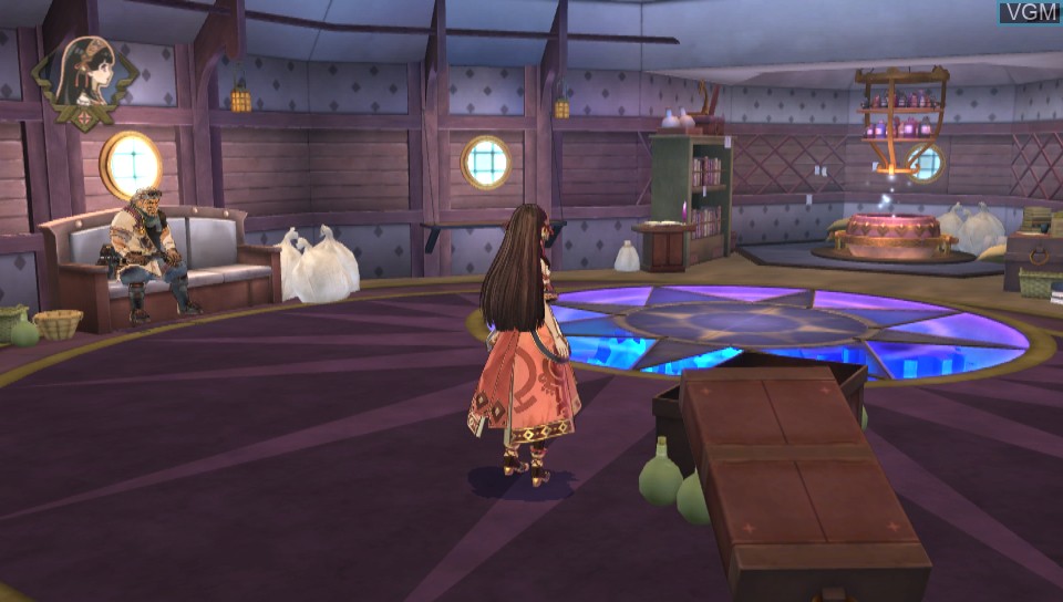 In-game screen of the game Atelier Shallie Plus - Alchemists of the Dusk Sea on Sony PS Vita