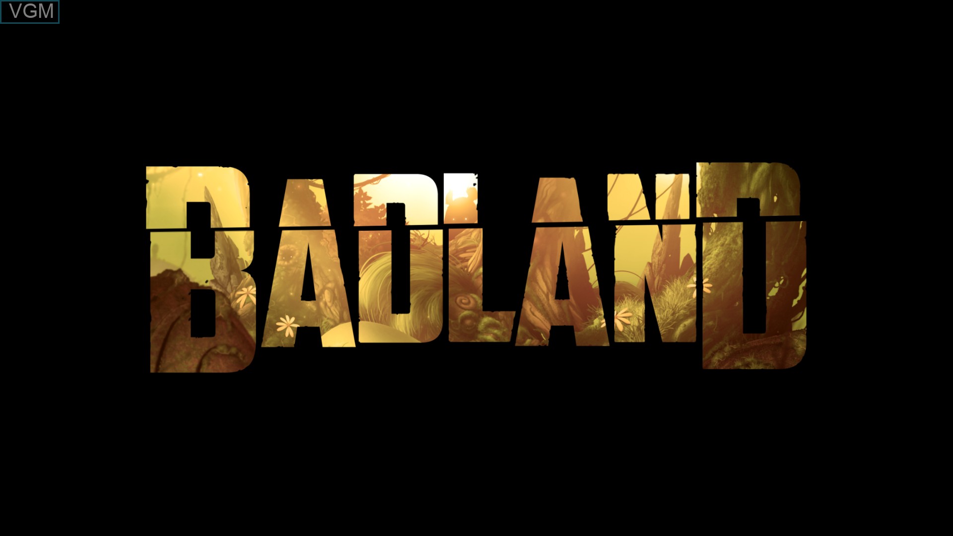 Title screen of the game BADLAND - Game of the Year Edition on Nintendo Wii U