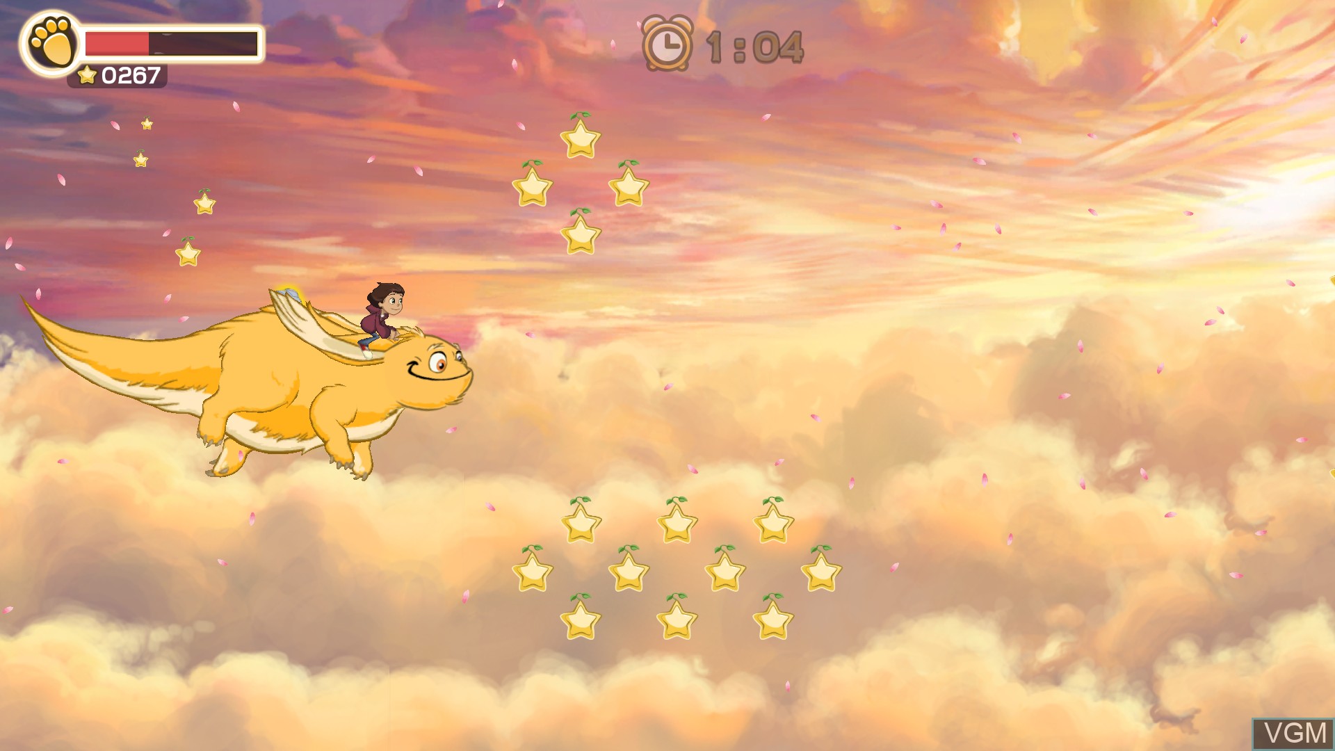 In-game screen of the game Buddy & Me - Dream Edition on Nintendo Wii U