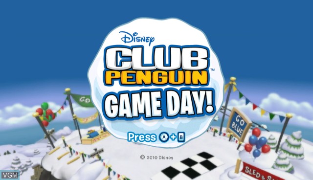 Club Penguin - Game Day ROM - WII Download - Emulator Games