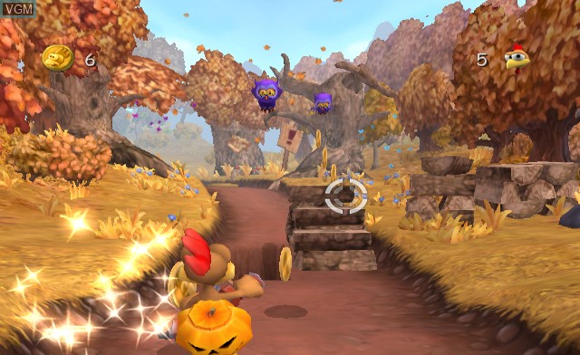 In-game screen of the game Crazy Chicken Tales on Nintendo Wii