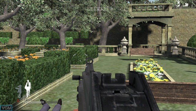 In-game screen of the game 007 - Quantum of Solace on Nintendo Wii