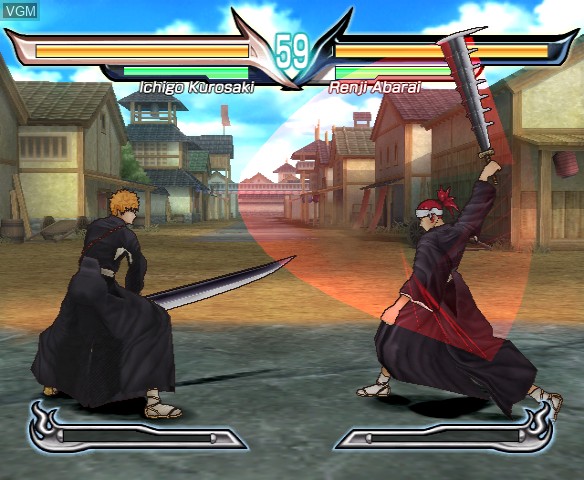 In-game screen of the game Bleach - Shattered Blade on Nintendo Wii