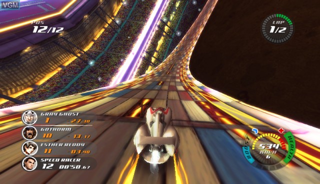 In-game screen of the game Speed Racer - The Videogame on Nintendo Wii