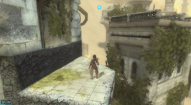 In-game screen of the game Prince of Persia - The Forgotten Sands on Nintendo Wii