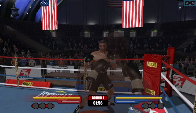 In-game screen of the game Don King Boxing on Nintendo Wii