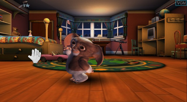 In-game screen of the game Gremlins - Gizmo on Nintendo Wii