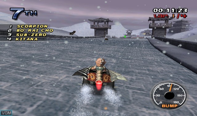 In-game screen of the game Mortal Kombat - Armageddon on Nintendo Wii