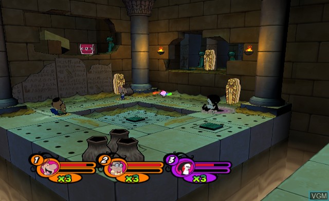 In-game screen of the game Grim Adventures of Billy & Mandy, The on Nintendo Wii
