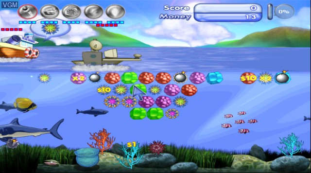 In-game screen of the game Bermuda Triangle on Nintendo Wii