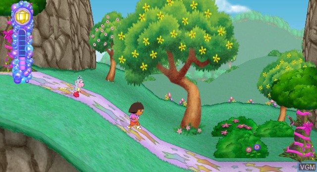 In-game screen of the game Dora's Big Birthday Adventure on Nintendo Wii