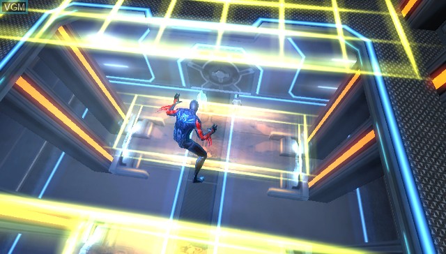 In-game screen of the game Spider-Man - Edge of Time on Nintendo Wii