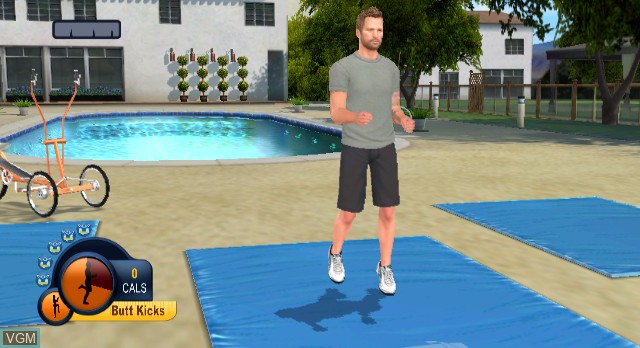In-game screen of the game Biggest Loser Challenge, The on Nintendo Wii