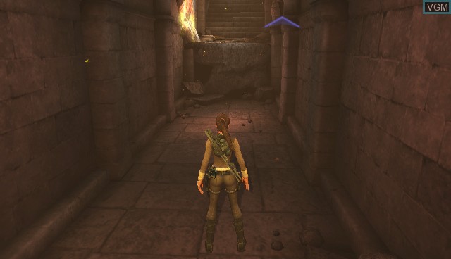 In-game screen of the game Tomb Raider - Underworld on Nintendo Wii