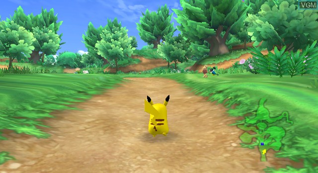In-game screen of the game PokePark Wii - Pikachu's Adventure on Nintendo Wii