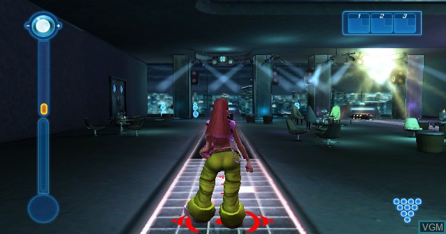 In-game screen of the game Alien Monster Bowling League on Nintendo Wii