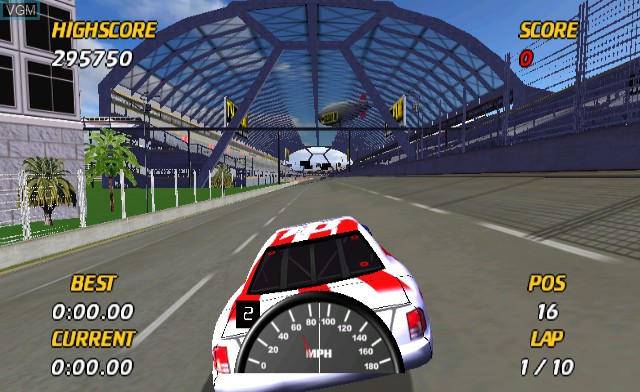 In-game screen of the game Drag & Stock Racer on Nintendo Wii