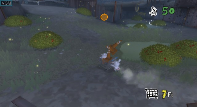 In-game screen of the game Rabbids Go Home on Nintendo Wii