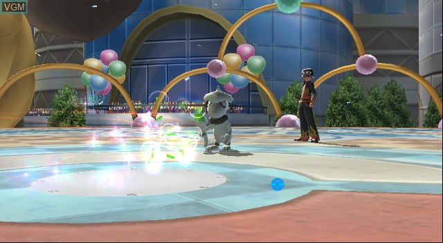 In-game screen of the game Pokemon Battle Revolution on Nintendo Wii