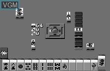 In-game screen of the game Pro Mahjong Kiwame for WonderSwan on Bandai WonderSwan