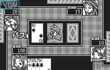 In-game screen of the game Trump Collection 2 - Bottom-Up Teki Sekaiisshuu no Tabi on Bandai WonderSwan