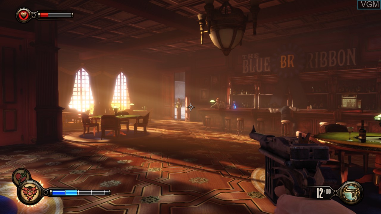In-game screen of the game BioShock Infinite on Microsoft Xbox 360
