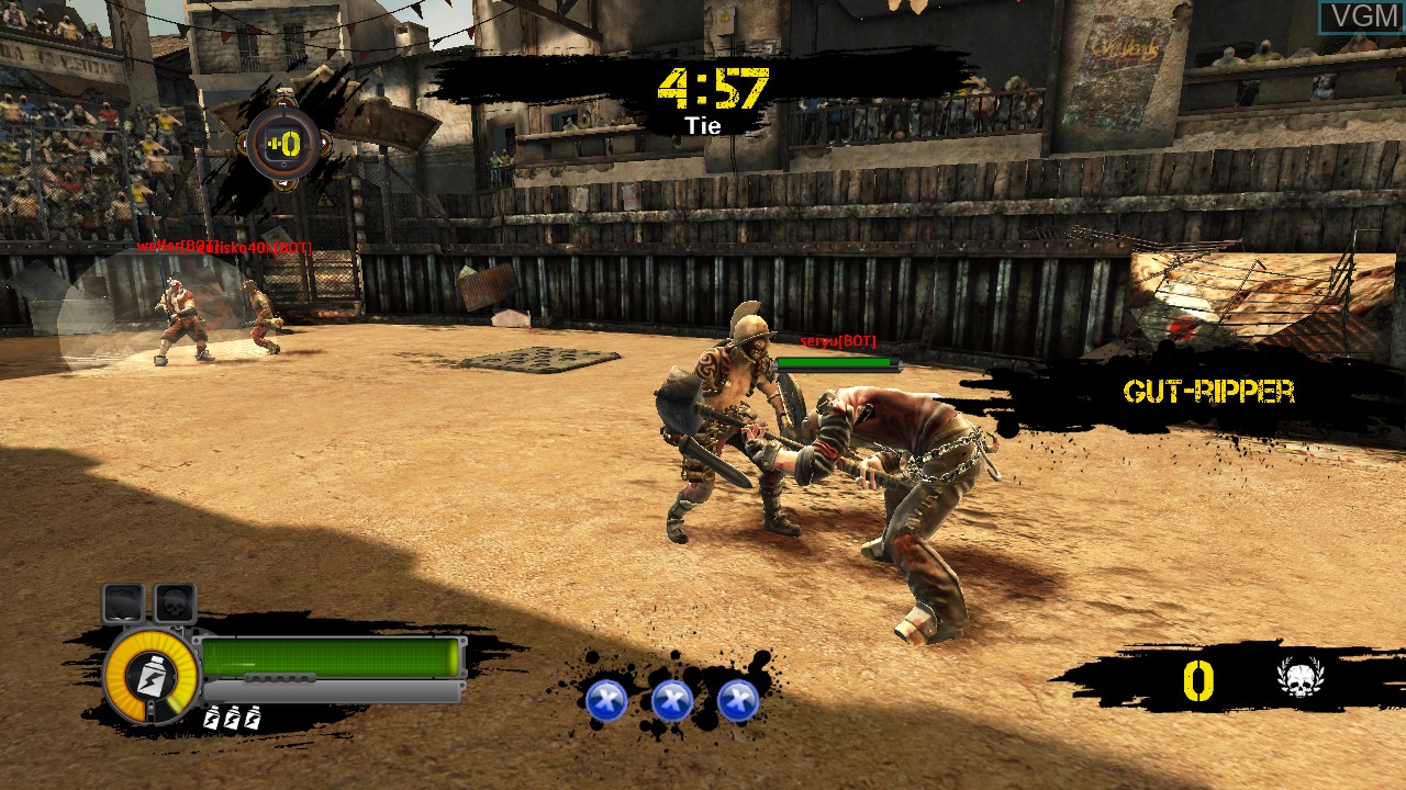 In-game screen of the game Bloodbath on Microsoft Xbox 360