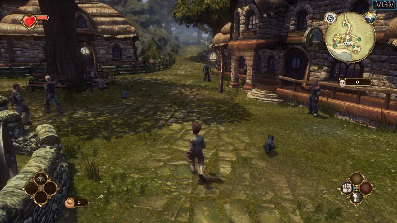 In-game screen of the game Fable Anniversary on Microsoft Xbox 360