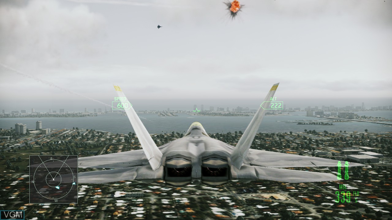 In-game screen of the game Ace Combat - Assault Horizon on Microsoft Xbox 360
