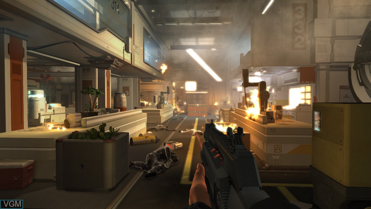 In-game screen of the game Deus Ex - Human Revolution on Microsoft Xbox 360