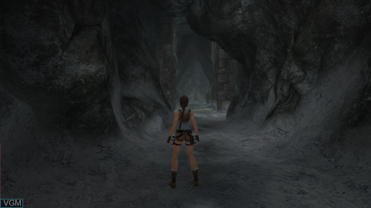 In-game screen of the game Tomb Raider - Anniversary on Microsoft Xbox 360