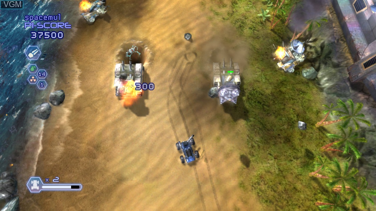 In-game screen of the game Assault Heroes on Microsoft Xbox 360