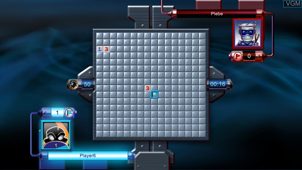 In-game screen of the game Minesweeper Flags on Microsoft Xbox 360