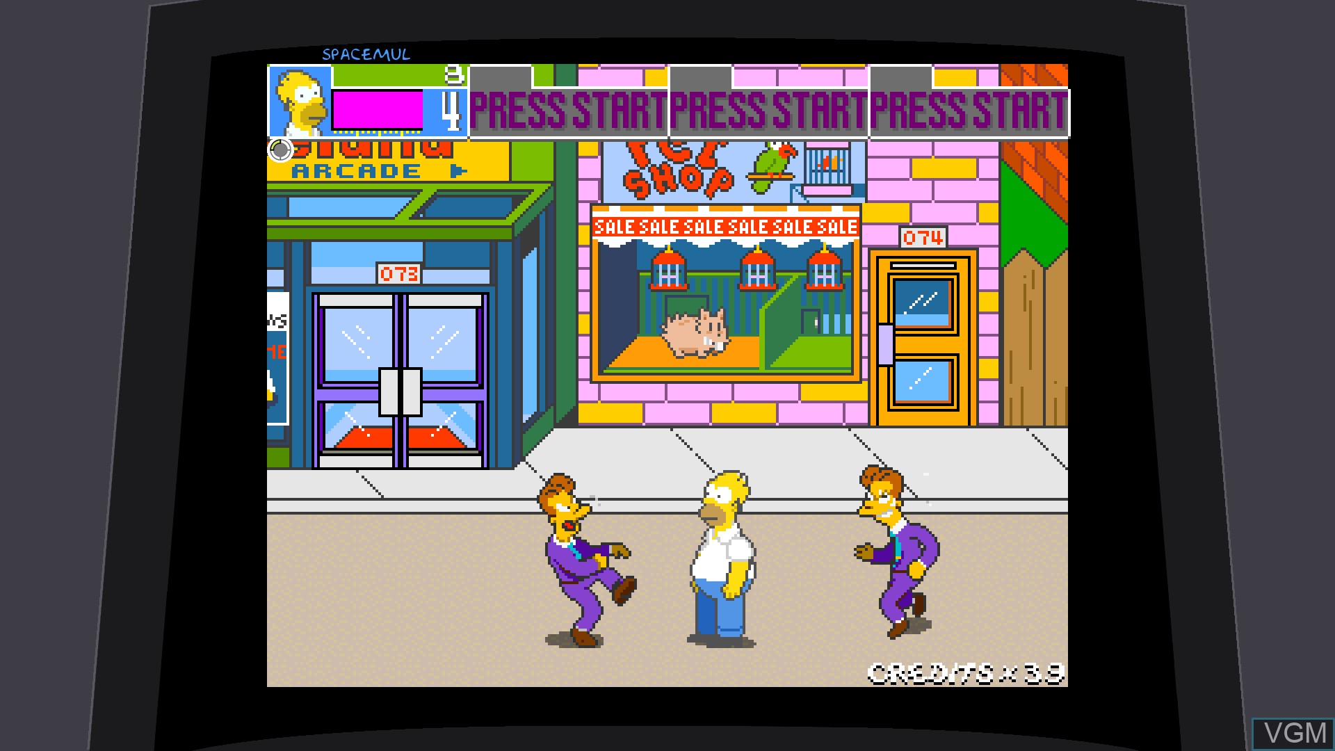 Simpsons Arcade Game, The