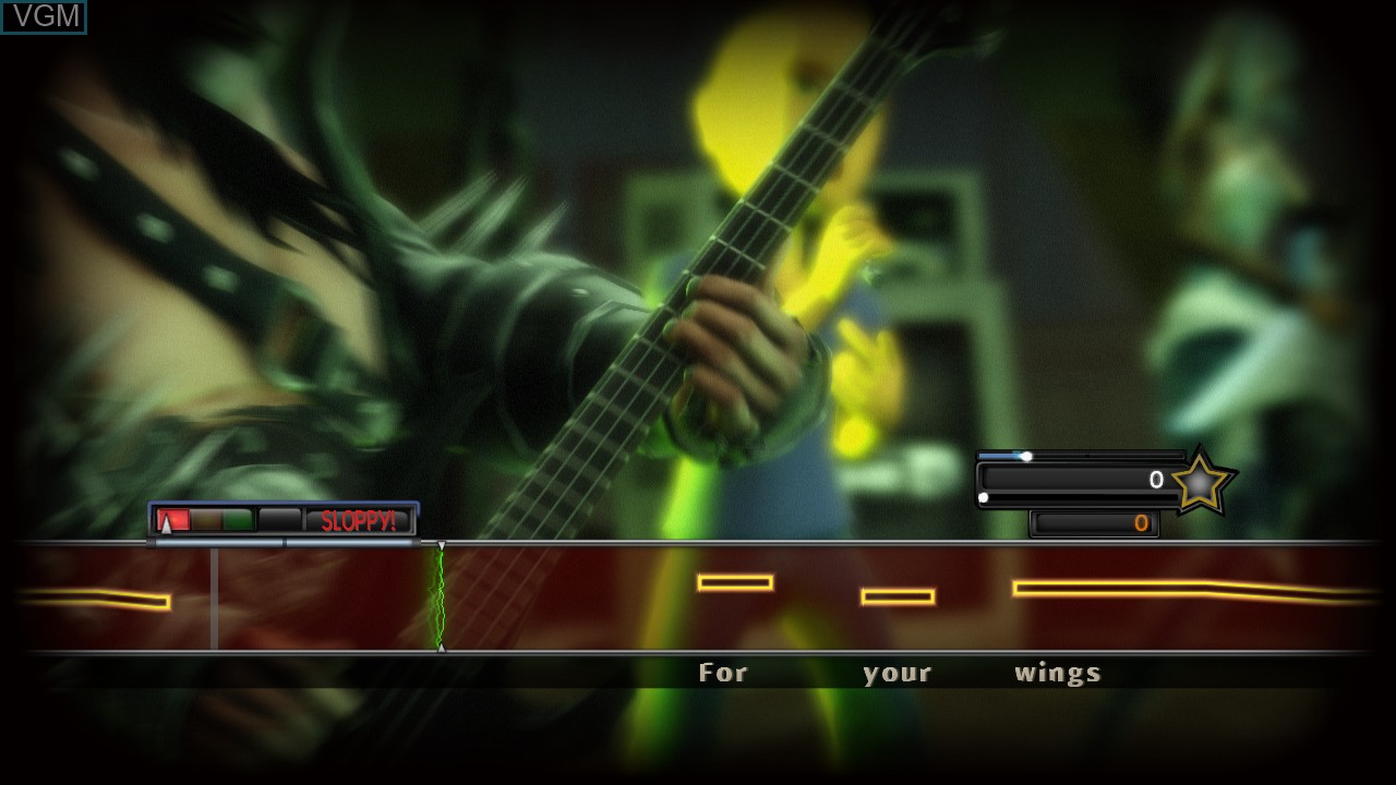 In-game screen of the game Guitar Hero - Warriors of Rock on Microsoft Xbox 360