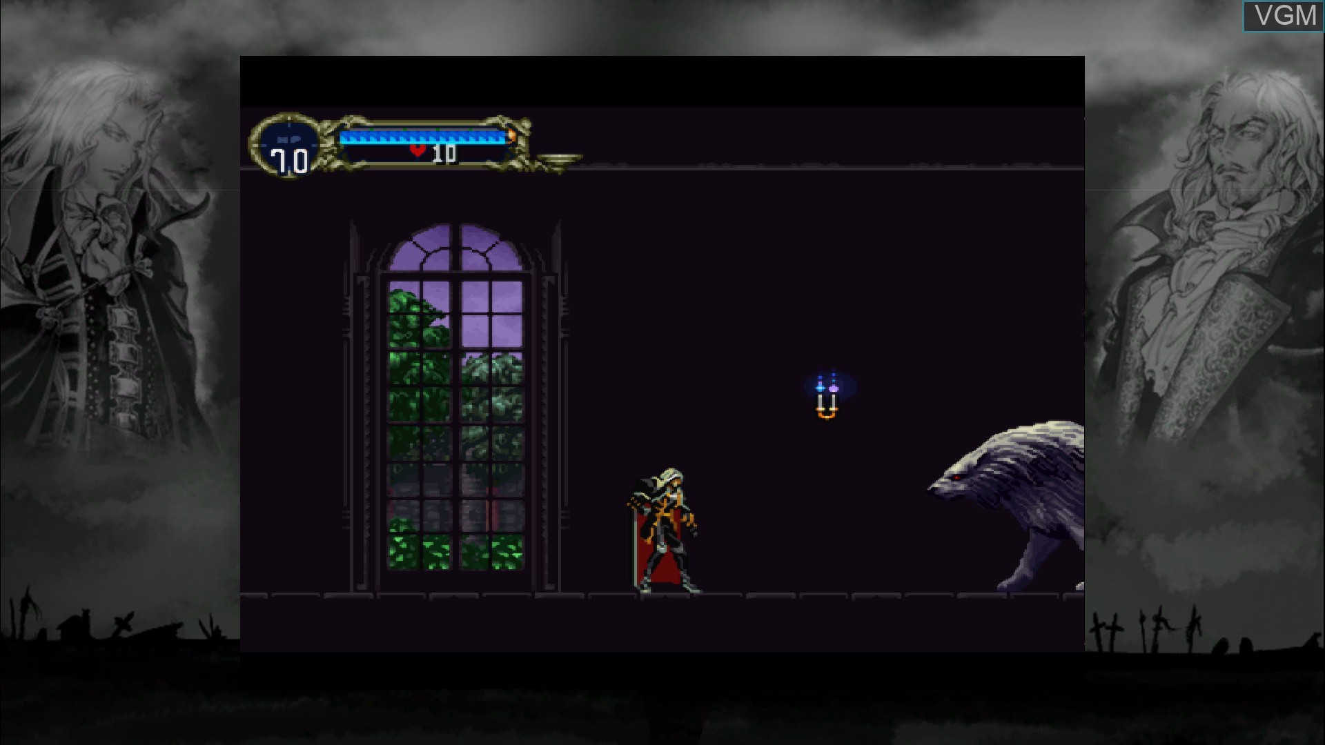 In-game screen of the game Castlevania - Symphony of the Night on Microsoft Xbox 360
