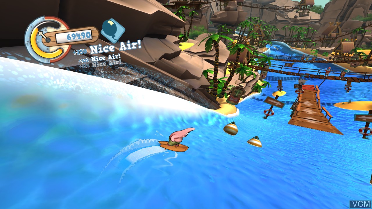 Lot (3) Microsoft Xbox 360 Kinect Games Sonic Free Riders Spongebob Surf &  Skate
