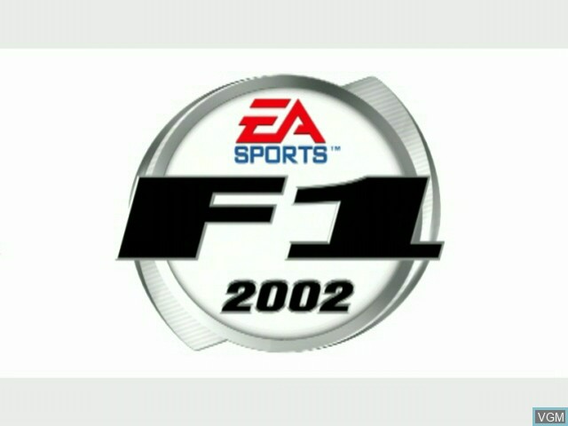 Title screen of the game F1 2002 on Microsoft Xbox