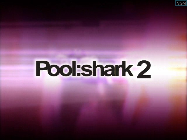 Title screen of the game Pool Shark 2 on Microsoft Xbox
