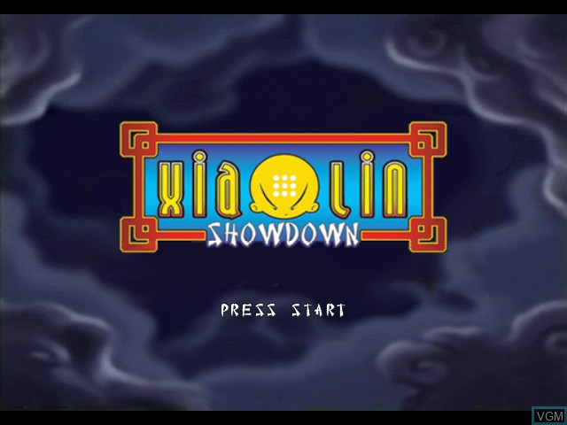Title screen of the game Xiaolin Showdown on Microsoft Xbox