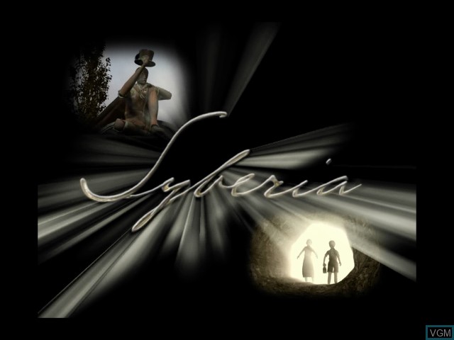Title screen of the game Syberia on Microsoft Xbox