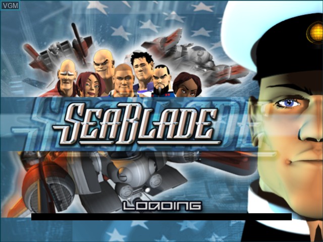 Title screen of the game Seablade on Microsoft Xbox